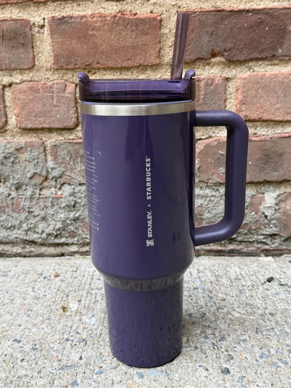 Stanley + Starbucks Purple Insulated Travel Mug with Handle